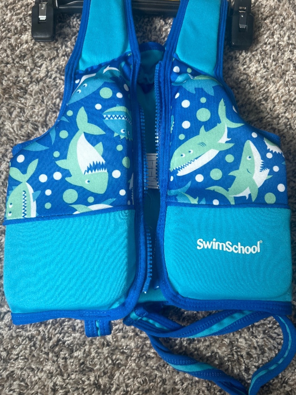 SwimSchool Kids Swim Trainer Vest Small / Medium Max 33 lbs Blue